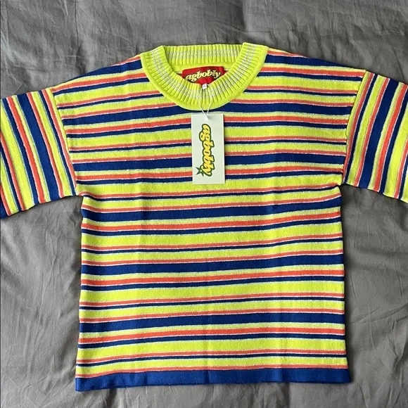 AGBOBLY striped merino jumper